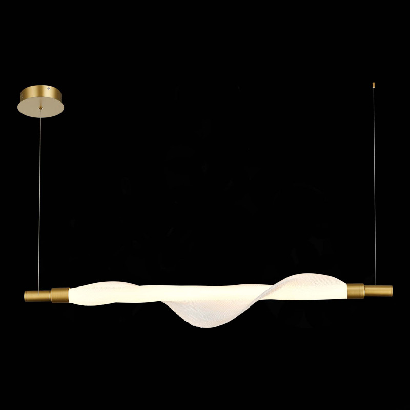 Светильник подвесной 80*15 см, 25W 3000K ST LUCE ALBA SL6109.203.01 Золотистый