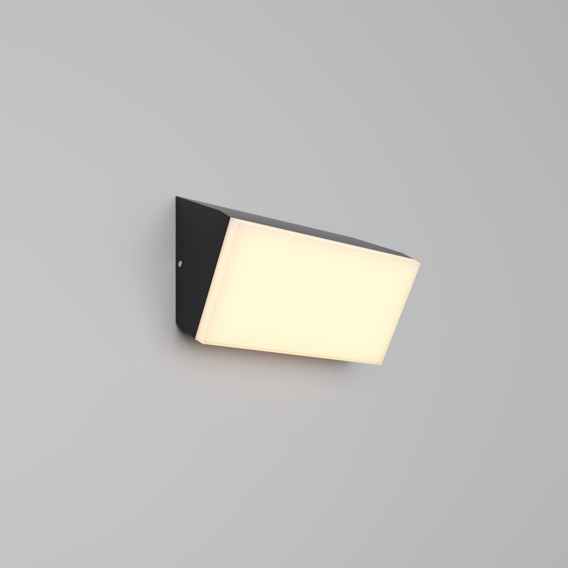 Светильник настенный 9*18*9 см, LED, 10W, 3000К, Maytoni Brick O436WL-L10GF3K серый