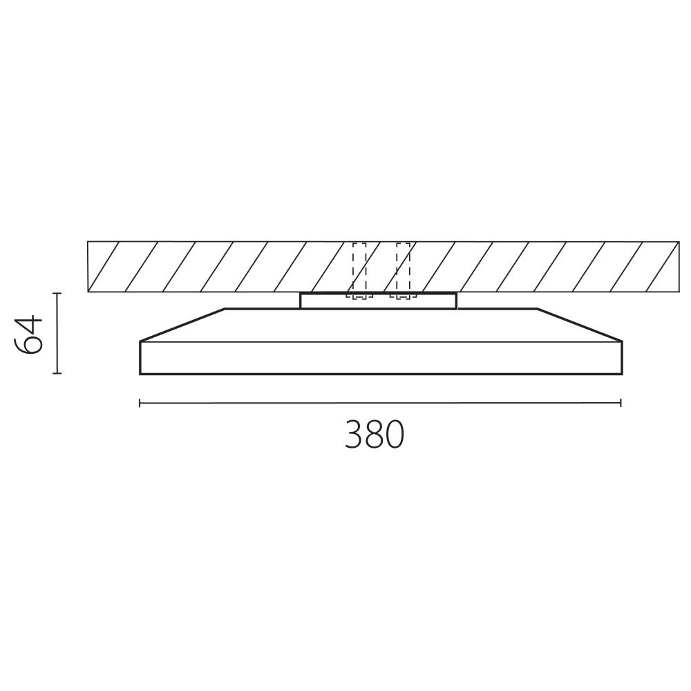 Светильник *38*6,4 см, *24W, 4000K, Lightstar Arco Eco 225740, Белый