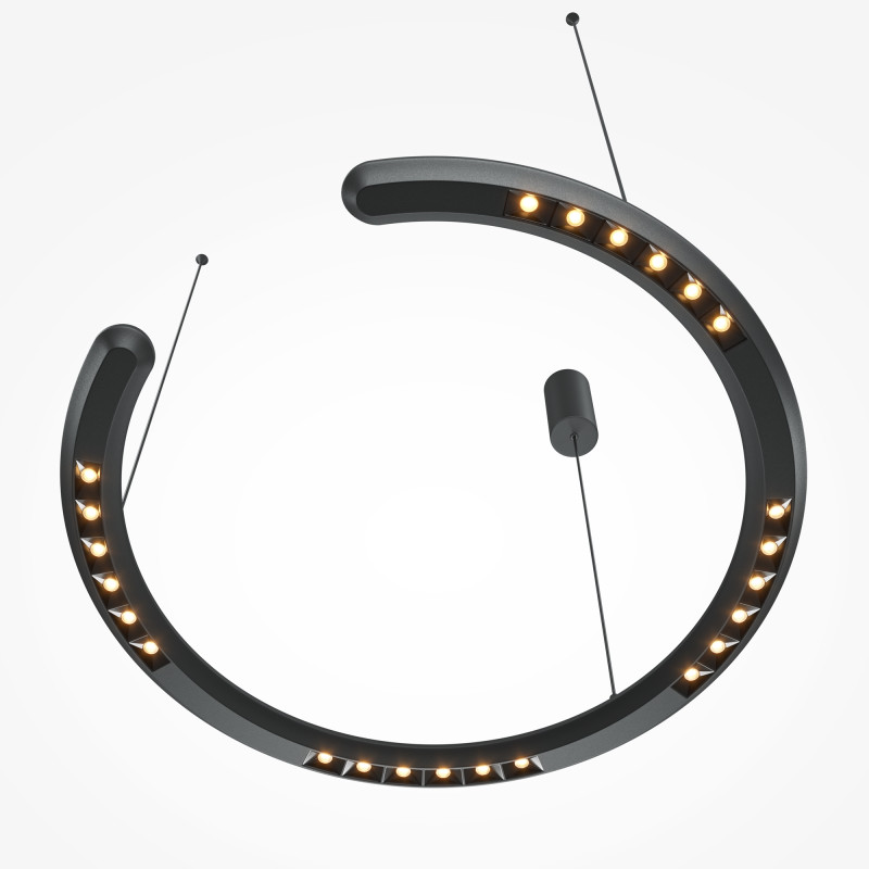 Подвесной светильник 62,5*62,5*315 см, LED, 20W, 3000К, Maytoni Motion MOD276PL-L20B3K черный