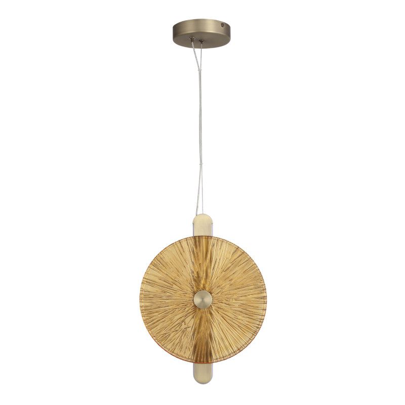 Подвесной светильник 28*3,3*37,2 см, 1*LED*11W, 4000K, ST-Luce Wasi SL6141.313.01, бронзовый