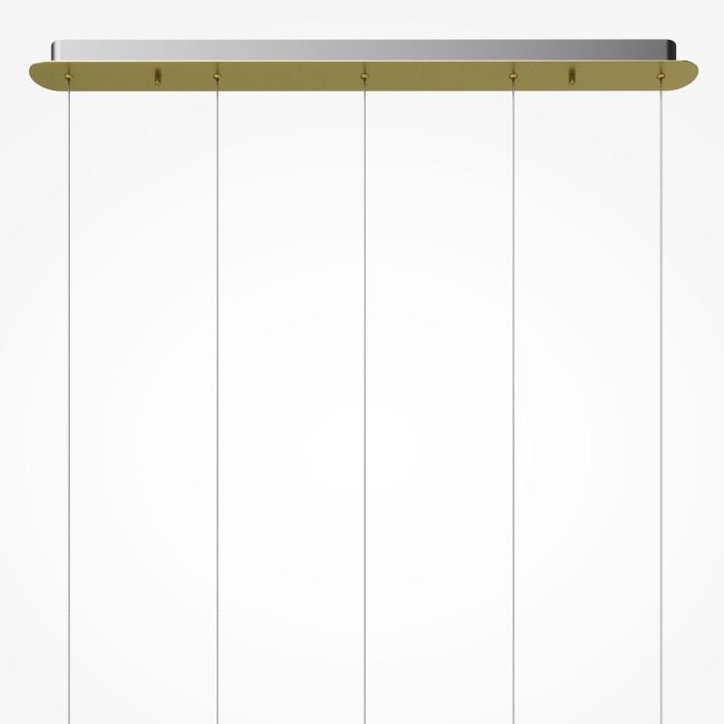 Каскадная люстра 110,5*15,6*317 см, LED, 3000К, Maytoni Pharao MOD361PL-L33BS3K латунный