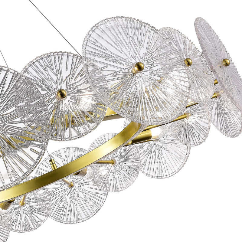 Люстра 80 см ST LUCE FLERO SL1657.203.10 Золотистый