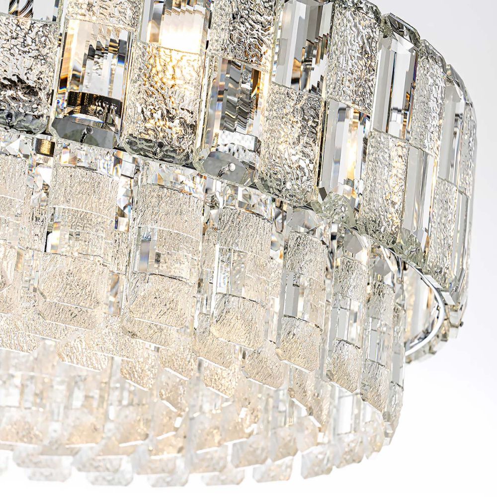 Люстра 50 см, 7*Е14*40W, Modelux  ML.7039.500 CR, Хром