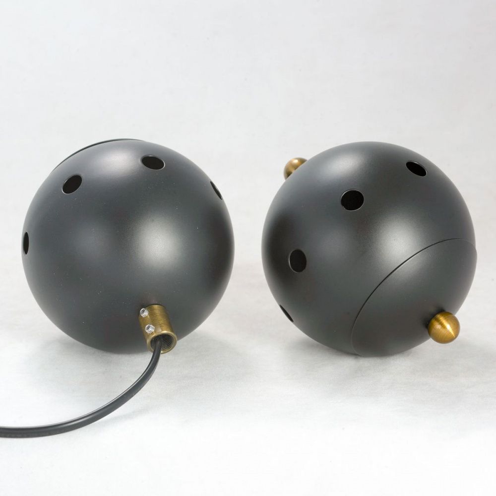 Потолочная люстра Lussole Lgo Garland LSP-8375, диаметр 70 см, черный-бронза