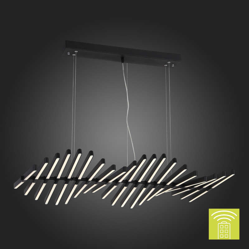 Люстра подвесная 97*47 см, 100W 3000-6000K ST LUCE PICODI SLD001.403.20 Черный