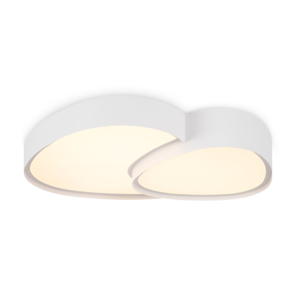Светильник 52,5*38*-8 см, *LED*72W, 3000-7000K, Freya Скромность/Modesty FR6079CL-L72W, Белый