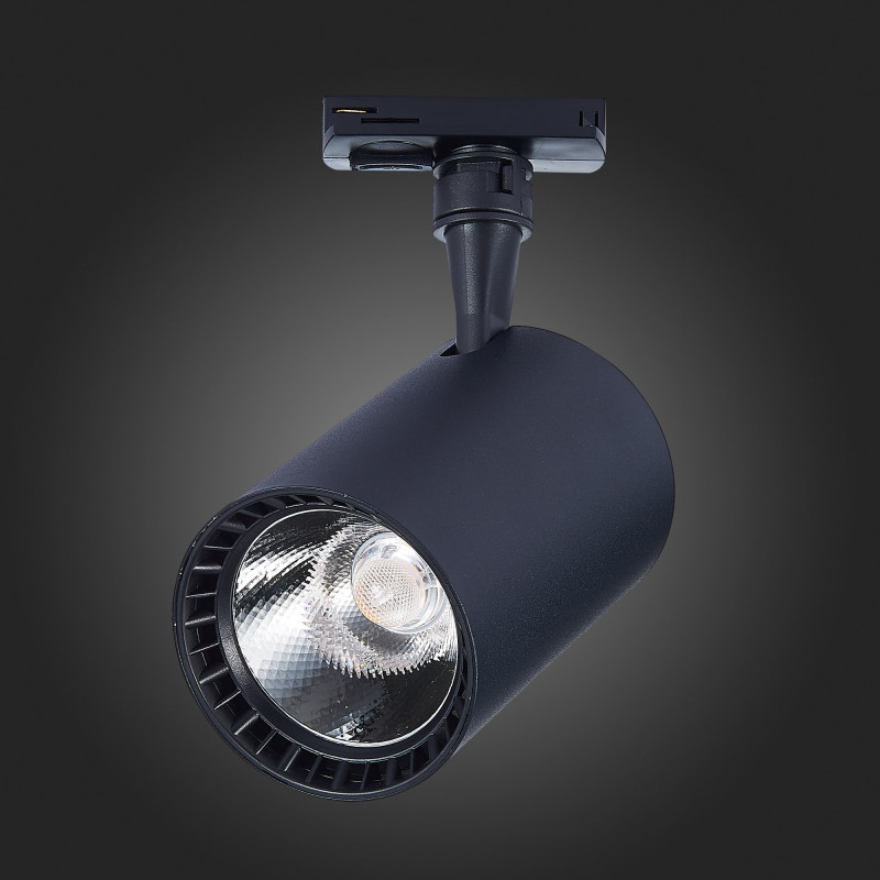 Трековый светильник 14*9 см, 30W, 3000K ST LUCE ST351.436.30.36 Матовый черный