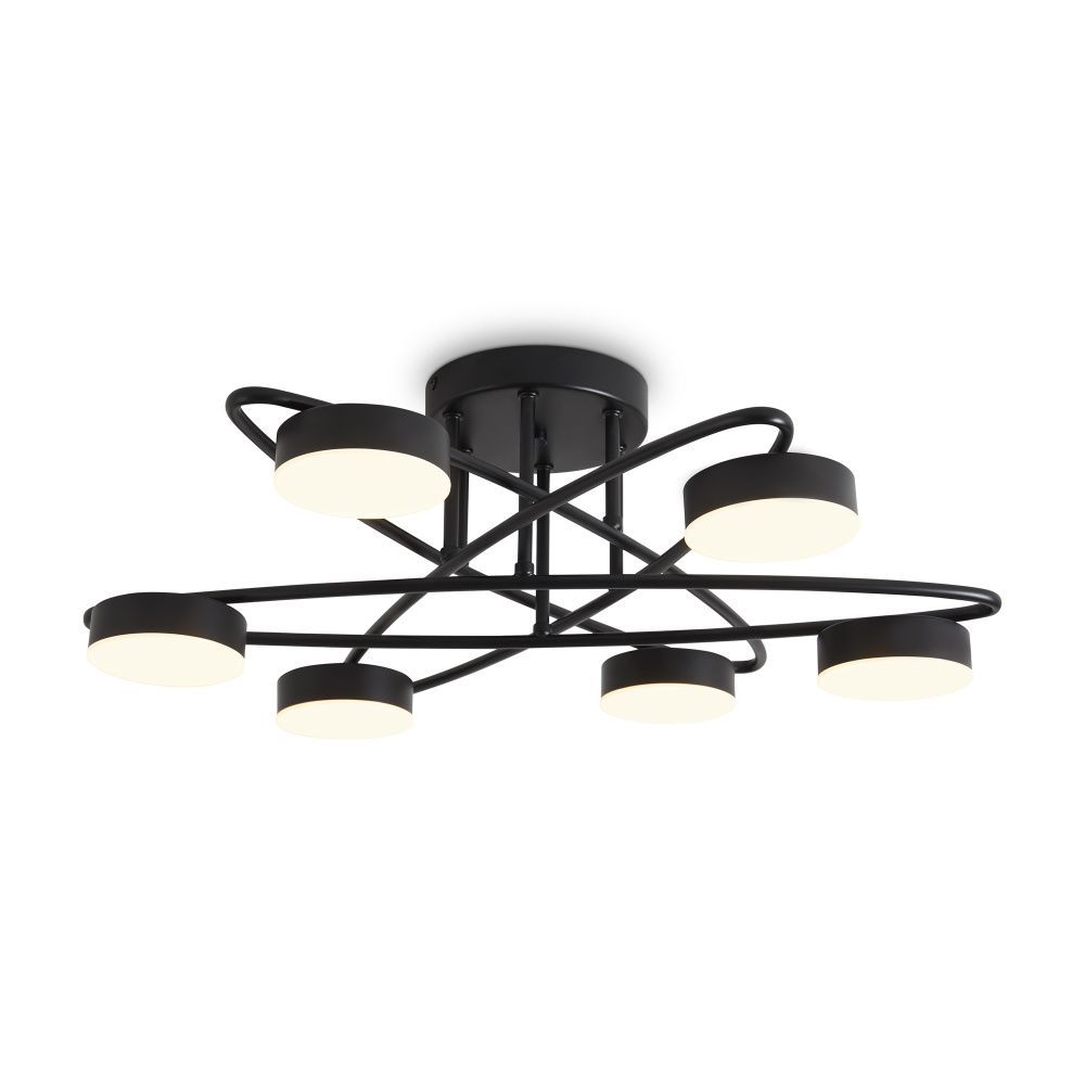Люстра 60*60*-19 см, *LED*36W, 3000K, Freya  FR6155CL-L36B, Черный