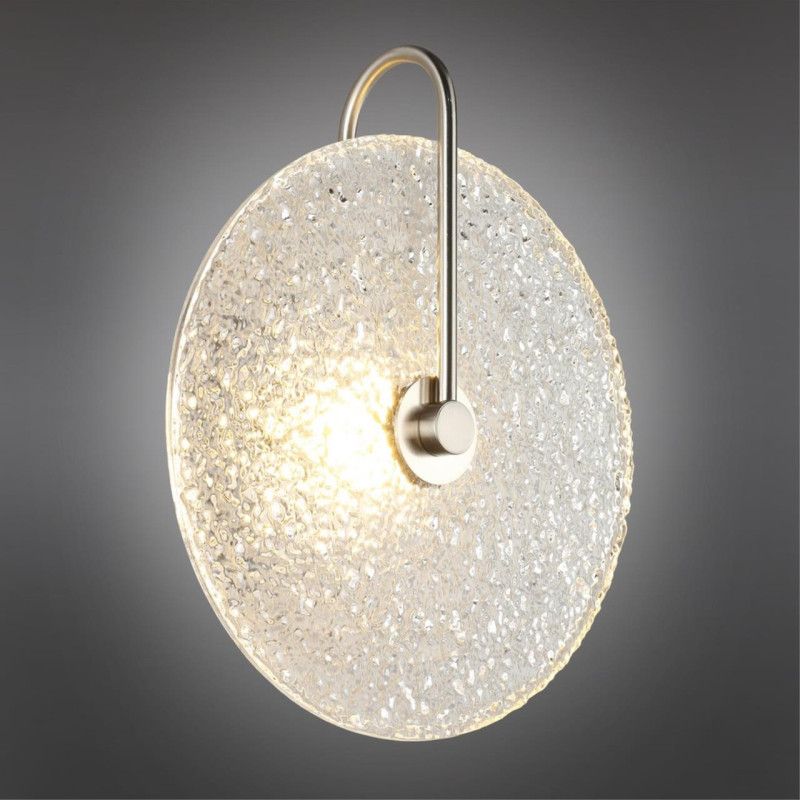 Бра 12*28*33 см, 1*LED, 5W, 3000K, Aployt Luca APL.329.11.05, никель