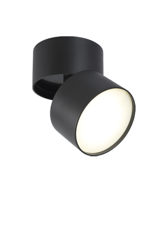 Светильник 9 см, 1*12W, 4000K, Crystal Lux CLT 130CW BL Черный