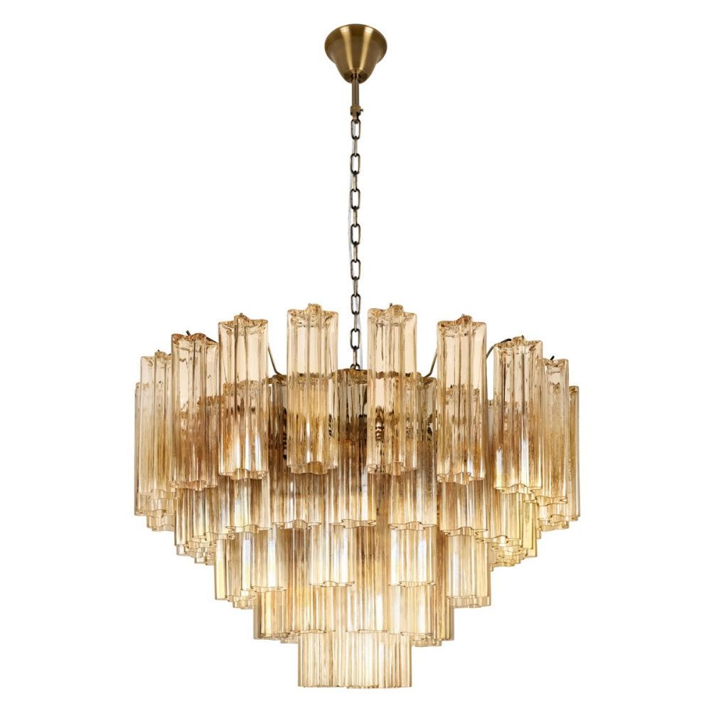 Подвесной светильник 80 см, Loft IT Murano 10580/800 Champagne, бронза