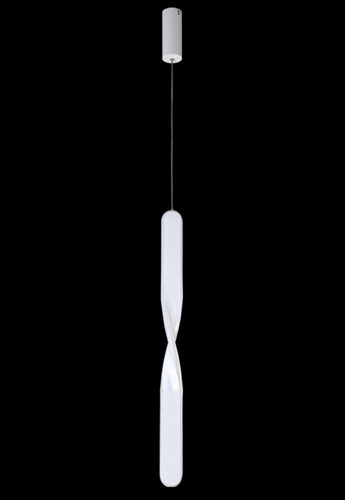 Светильник подвесной 4 см, 1*20W, 4000K, Crystal Lux CLT 034C600 WH Белый