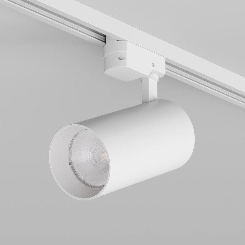 Светильник на шине 15,5*8*22- см, *LED*30W, 3000K, Denkirs SOLID KOPER DK6455-WH, белый алюминий