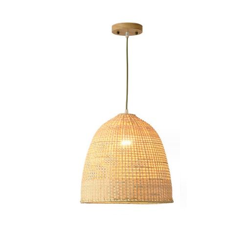 Светильник DZN-8519 РОТАНГ  D200*400/H1500/1/E27/40W RATTAN WABI-SABI
