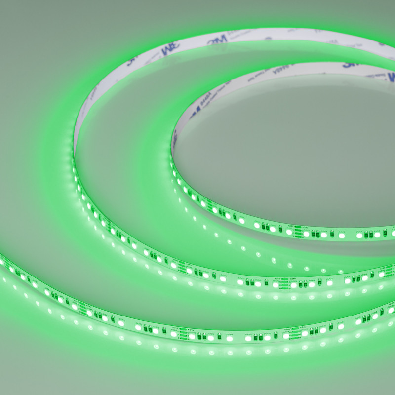 Лента RT-A120-8mm 24V RGB (12 W/m, IP20, 2835, 5m) (Arlight, 5 лет) 042905. Цена указана за 5 метров. Продается кратно 5 метрам.