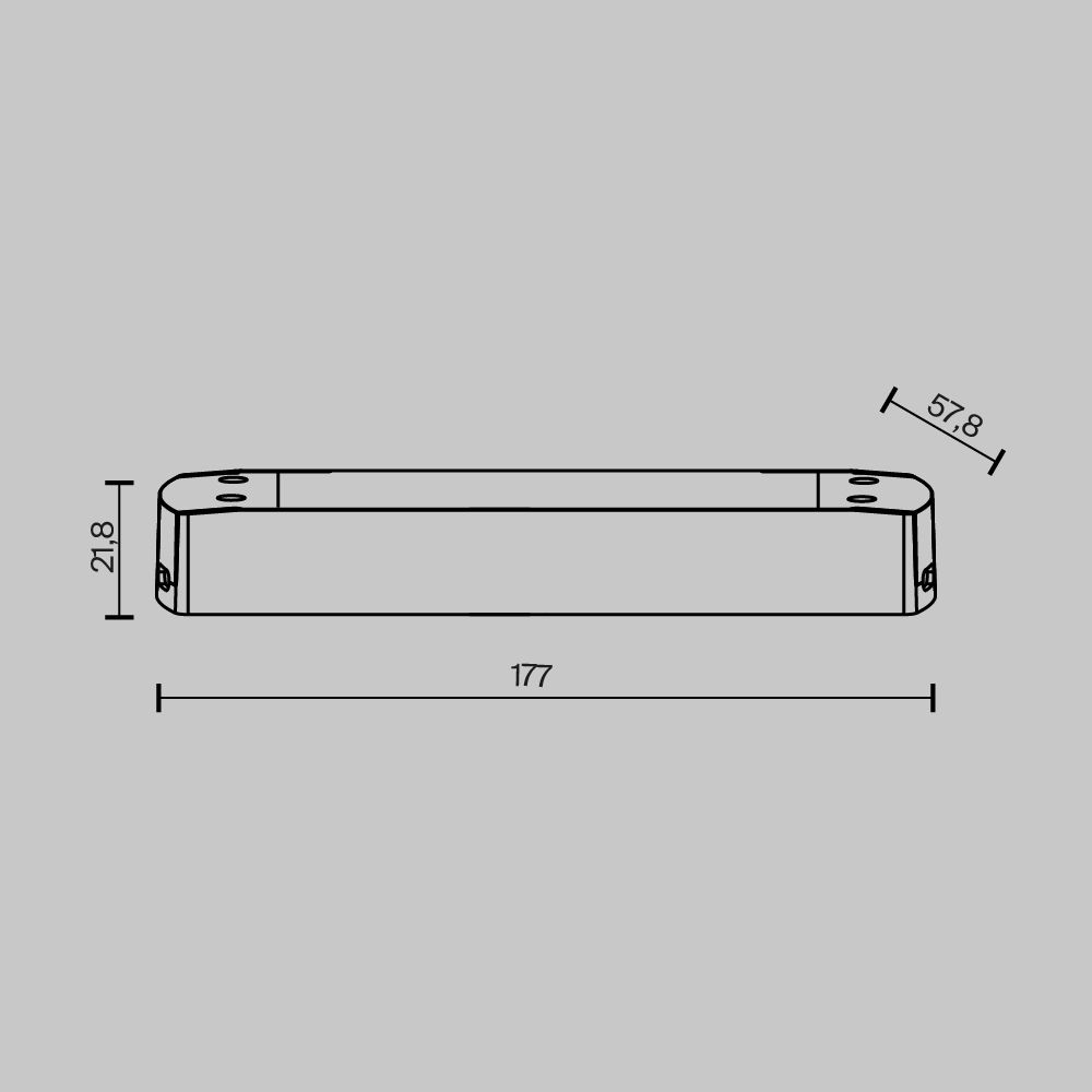 Источник напряжения 24V PSL020-50W-TRIAC-IP20 Maytoni Lighting control  734006