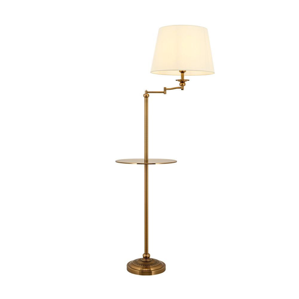 Торшер *25,5*154 см, Е27*60W, Modelux  MD.8024.01FL, Латунь