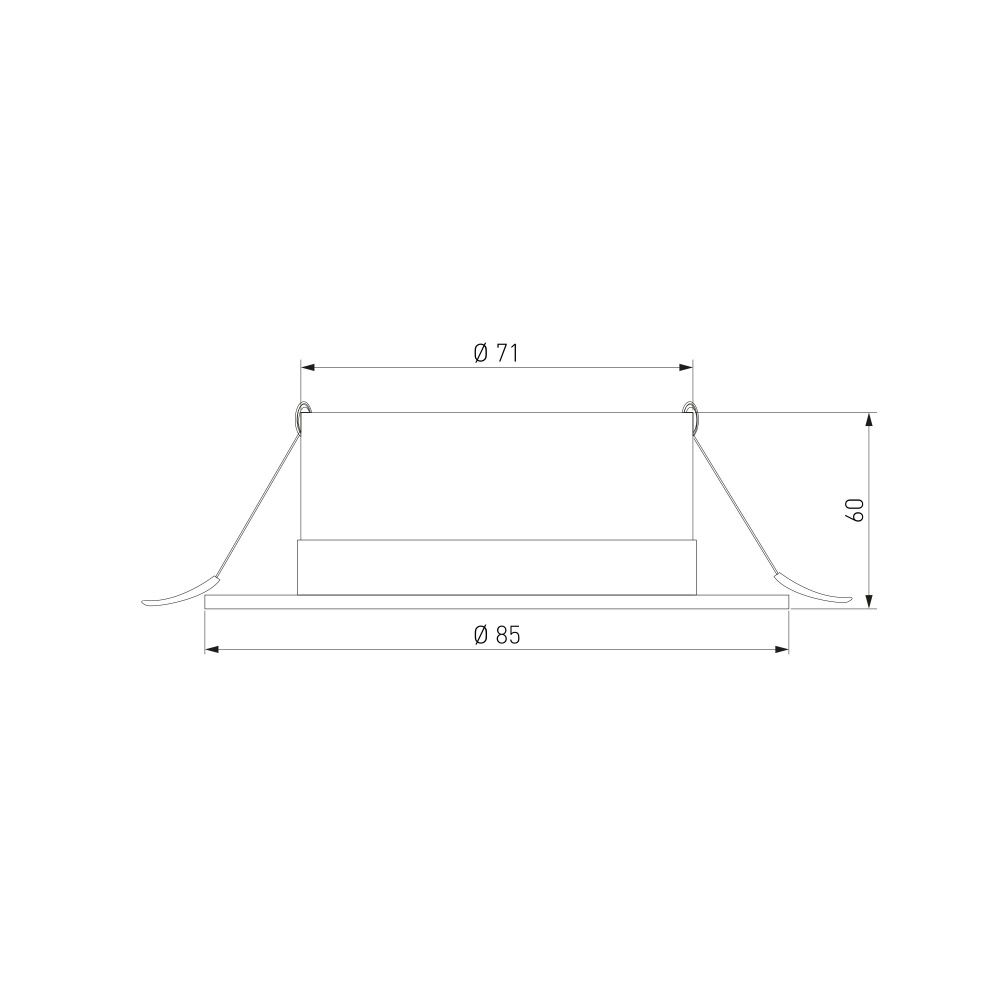 Встраиваемый точечный светильник IP54 35128/U черный Elektrostandard Light LED 3003 4690389219375, a072073