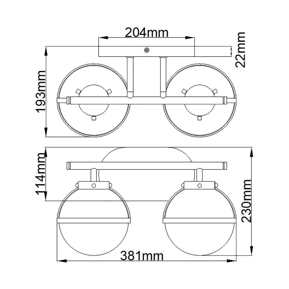 Бра для ванных комнат Hinkley, Арт. HK-HOLLIS2-O-BK-BATH