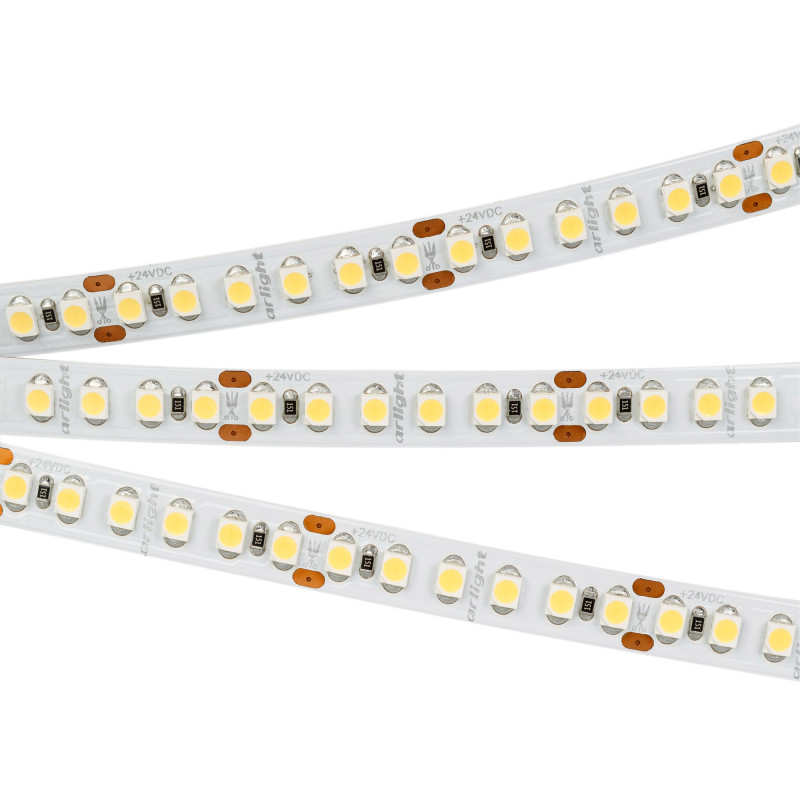 Лента RT-A180-8mm 24V Warm3000 (14.4 W/m, IP20, 3528, 5m) (Arlight, Открытый) 028576(2). Цена указана за 5 метров. Продается кратно 5 метрам.
