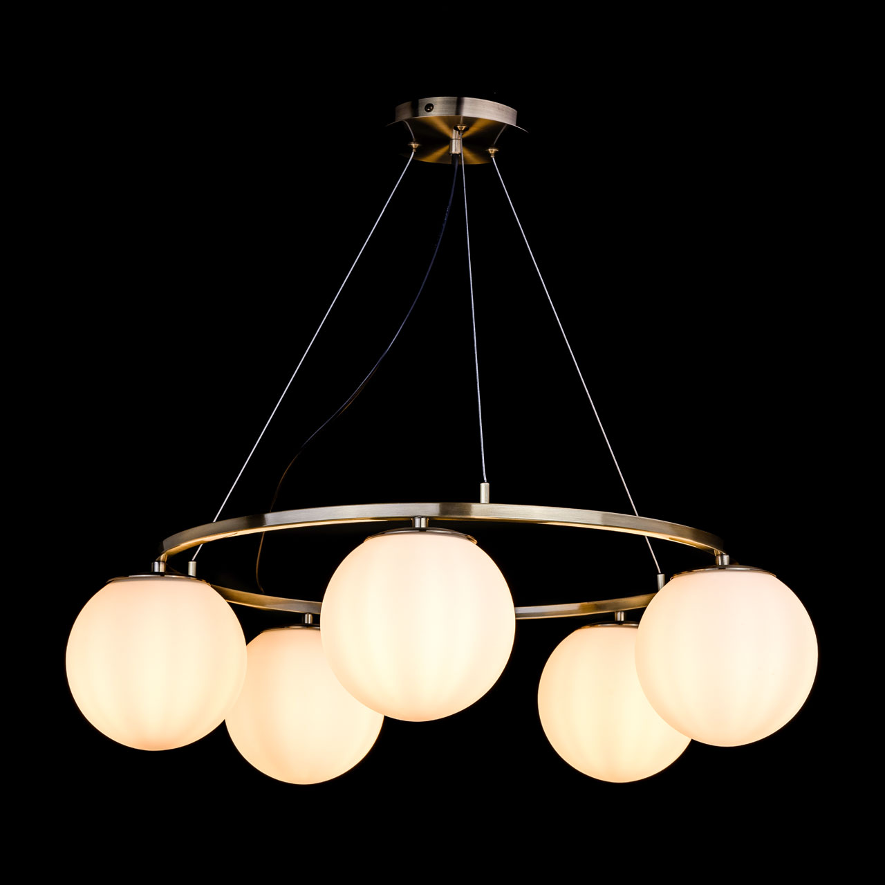 Люстра 65*84 см, 5*E14 античное бронза De Markt Оливия 306014505