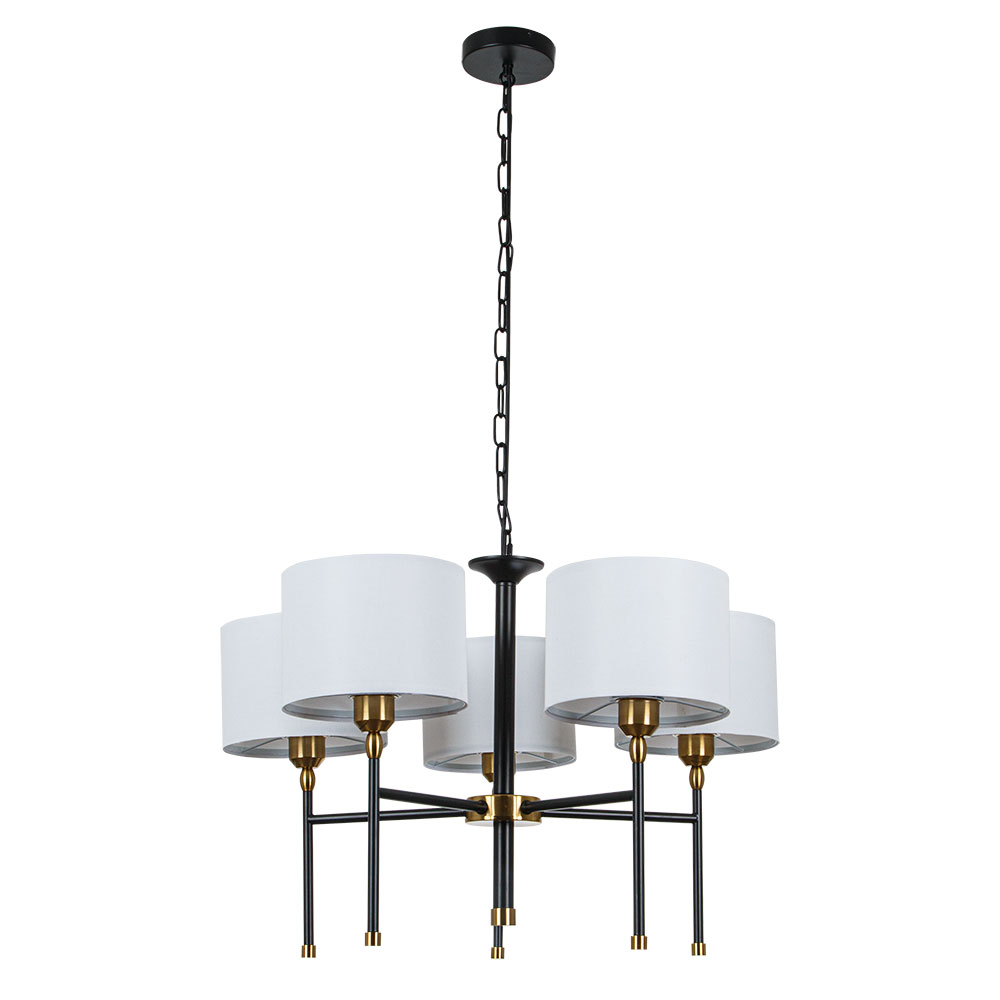 Люстра 40*65 см, 5*E27, 40W, Arte Lamp Jamie A4090LM-5BK, Черный