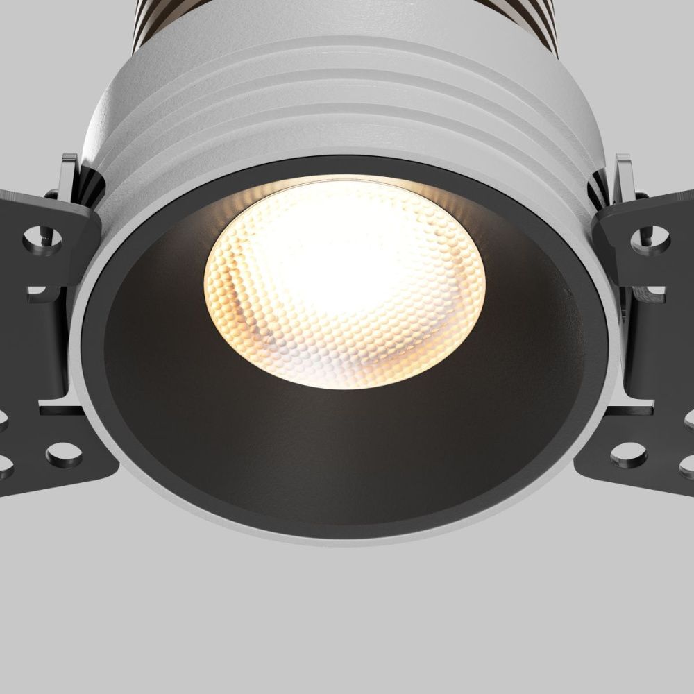 Встраиваемый светильник 4 см, 7W, 4000K, Maytoni Technical Mini DL059-7W4K-TRS-B, черный
