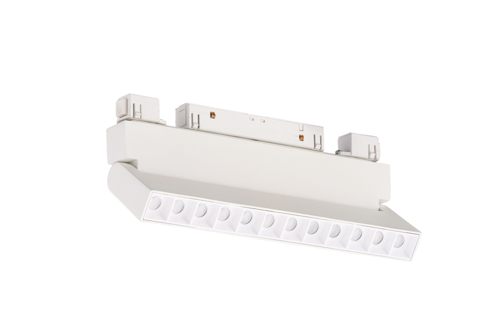 Светильник для магнитного шинопровода L219 x W22 x H108, мм, 12W(80Лм/Вт) 3000K, SANDY WHITE (Белый) Sfera Sveta 107CX 12W3K-W Свет-ник для магнитного шинопровода