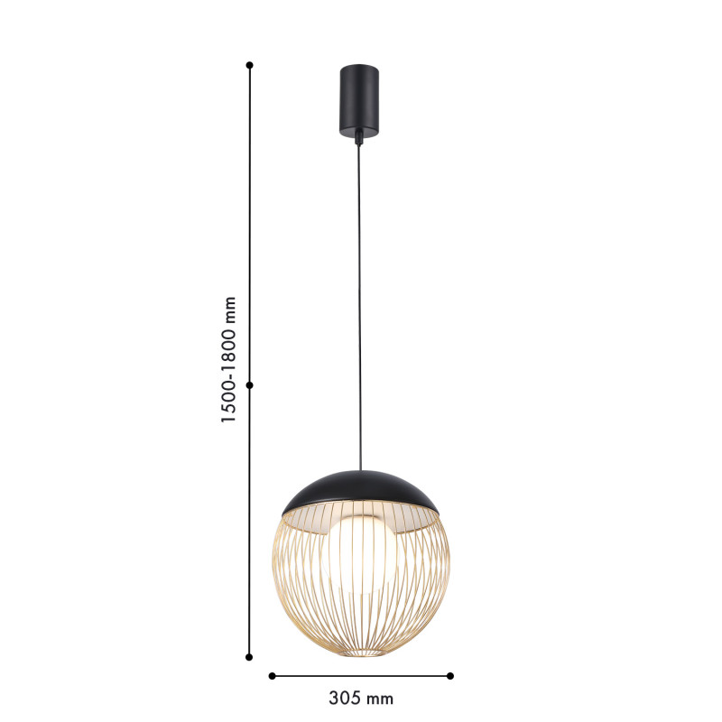 Подвесной светильник 30,5*180 см, 7W, Favourite CORE 4240-1P