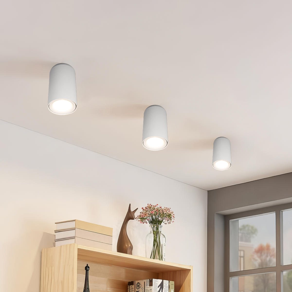Светильник 8 см, 7W, 3000K, Loft It Tictac 10220 White 3000K, белый