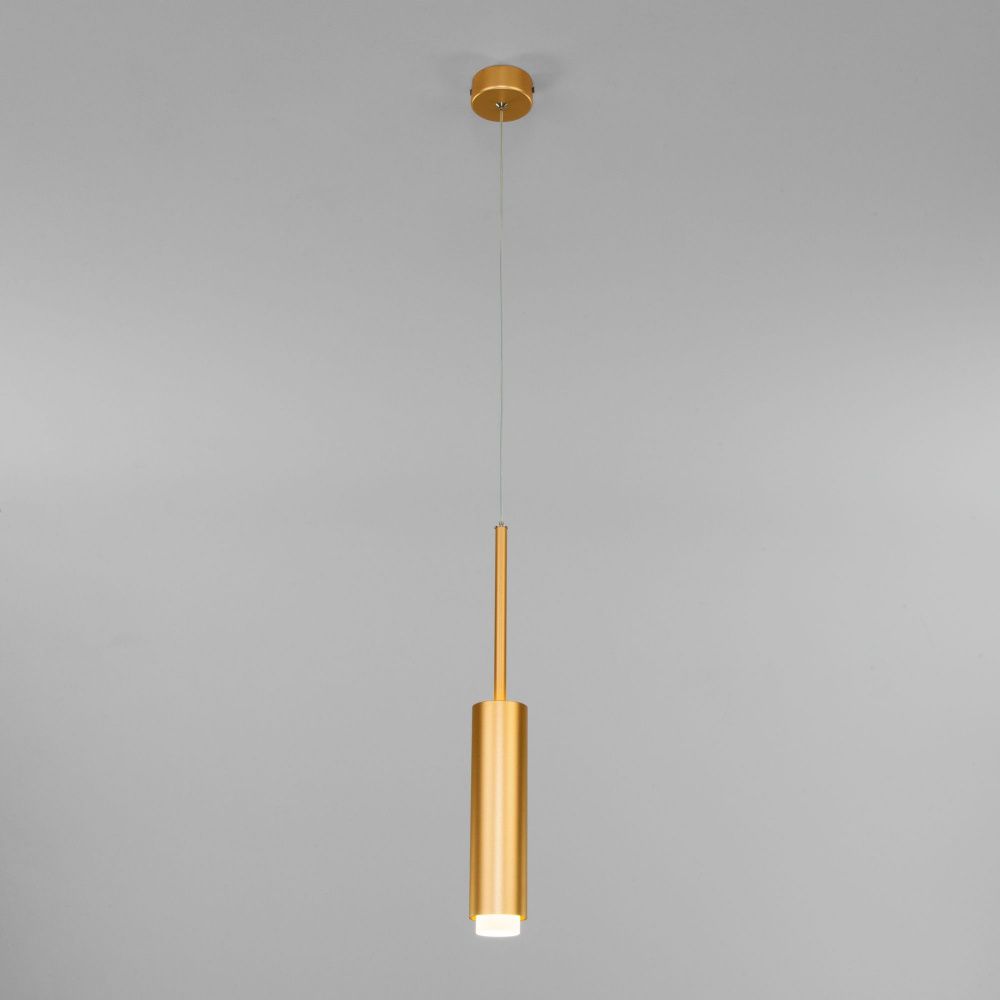 Светодиодный светильник 5 см, 10W, 4200K, Eurosvet 50203/1, матовое золото
