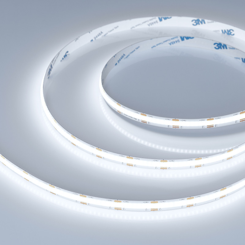 Лента COB-X640-10mm 24V White-MIX (23 W/m, IP20, CSP, 5m) (Arlight, Изменяемая ЦТ) 039740. Цена указана за 5 метров. Продается кратно 5 метрам.