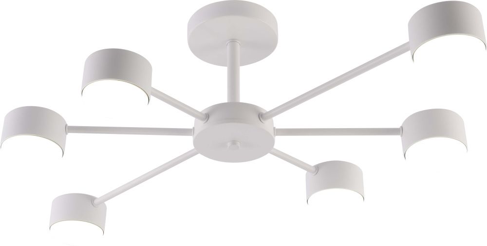 Люстра L630 x W400 x H190, мм, 6*15W (90W), WT (Белый) Rilon GX3705-6 WT