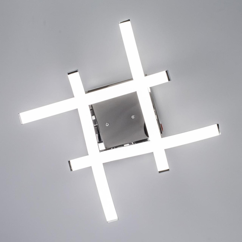Люстра потолочная светодиодная Citilux Джек CL226121, LED 54W, 3000K, Хром