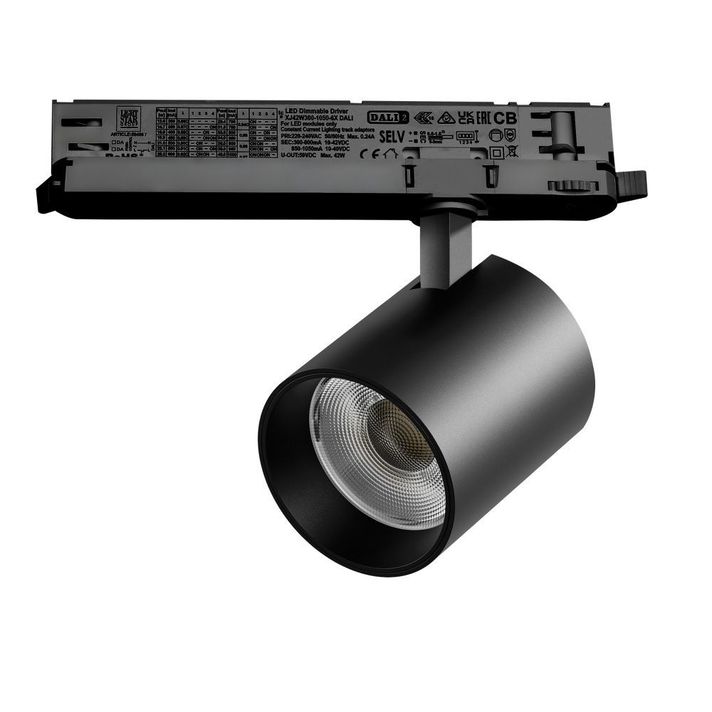 Светильник Quattro DALI *9,4*10,8 см, *35W, 4000K, Lightstar Alta Base A5447DALI, Черный