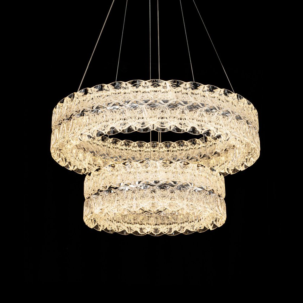 Люстра *60*13 см, LED*75W, 3000-6000K, Modelux  ML.8185.600.400 CR, Хром