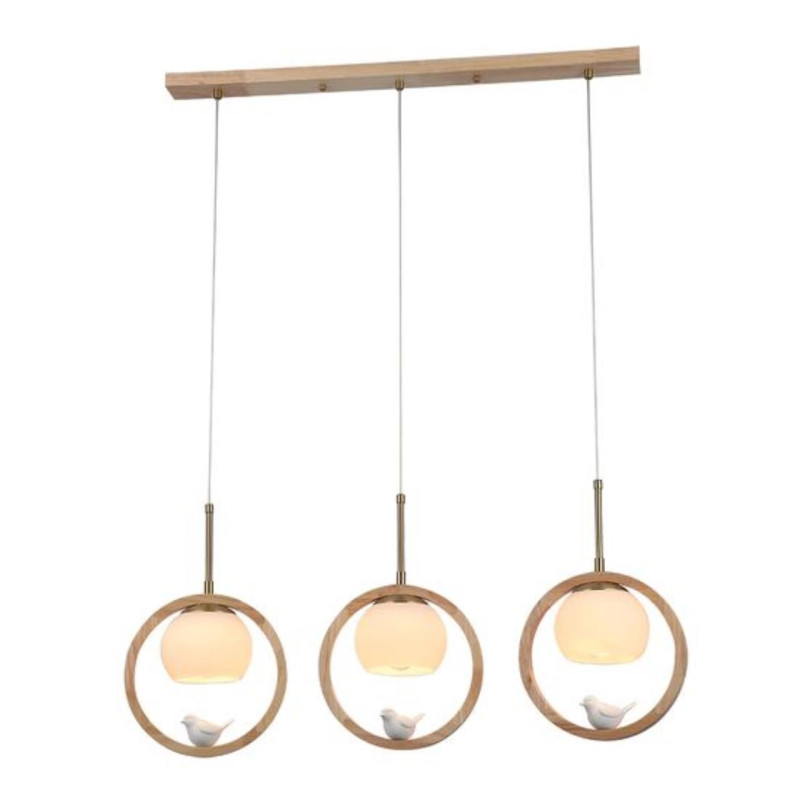 Подвесной светильник 80*23*34 cм, 3*E27*60W Arte Lamp Caprice A4182SP-3BR коричневый