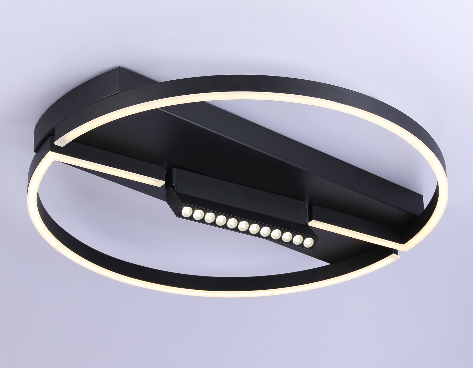 Светильник 60*11 см, LED 72W, 3000К, черный Ambrella Comfort LineTech FL51460