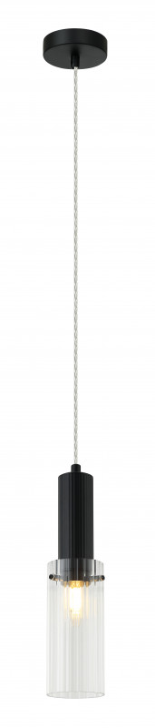 Светильник подвесной 8*8*35/150 см, 1*E14 40W Черный Stilfort Wunder 2160/02/01P