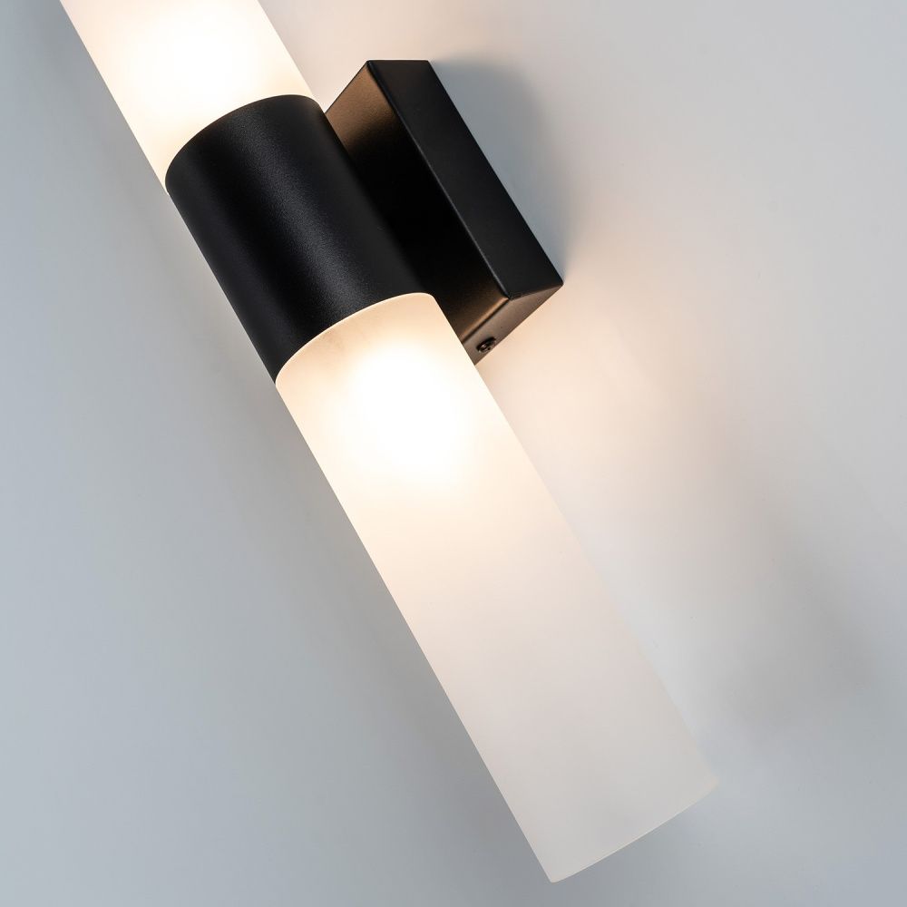 Настенный светильник 7x10x44см, G9, 2xG9Вт, , Modelux MS.1220.02 BK Черный