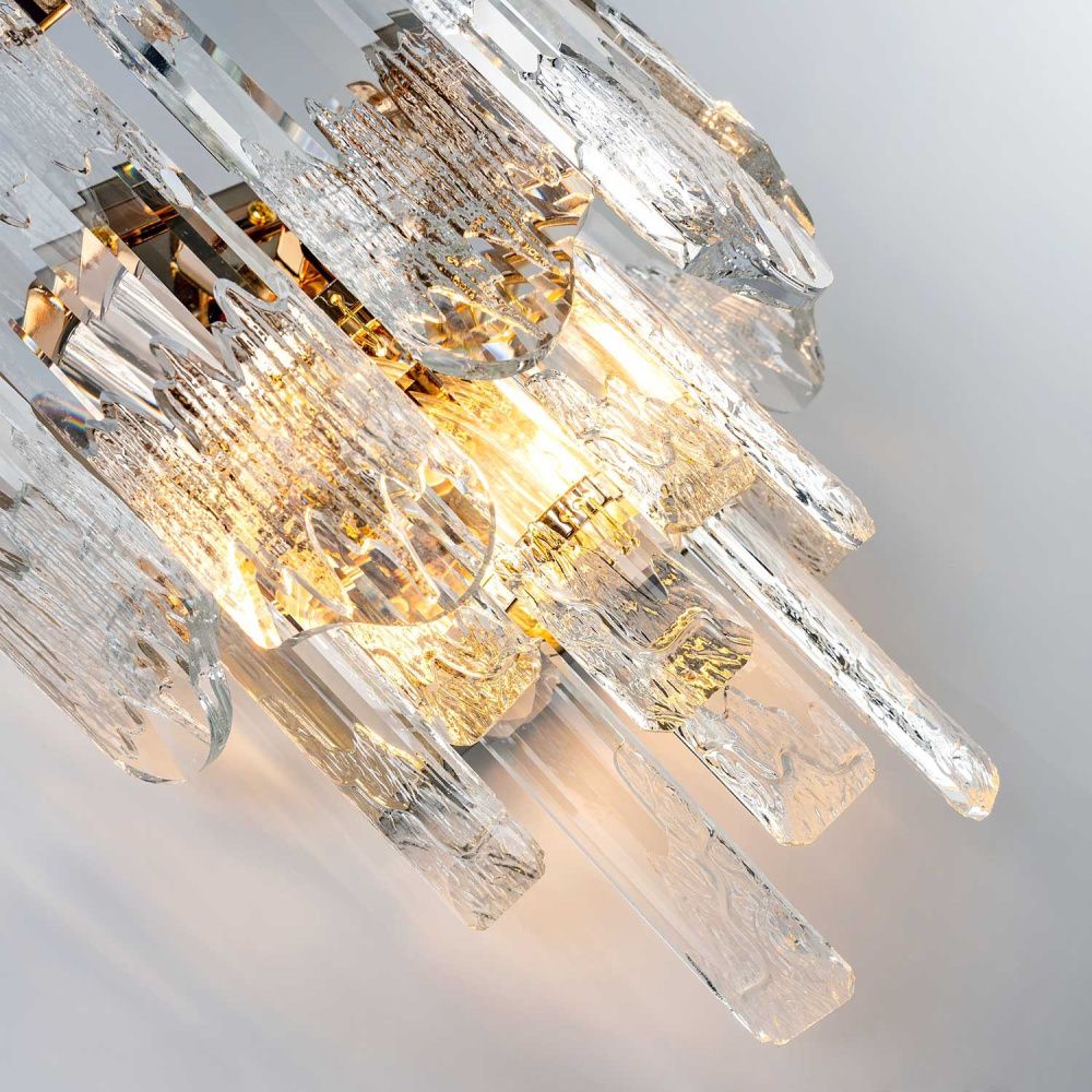 Настенный светильник 23x14x26см, Е14, 2x40Вт, , Modelux ML.7083.02 GD Золото