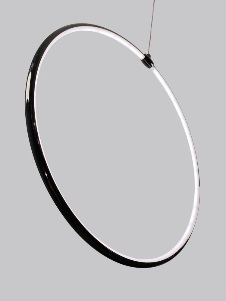 Светильник подвесной SPF-8659 BLACK/ЧЕРНЫЙ ГЛЯНЕЦ D500/H1500/1/LED/20W 22-08 HOOP1