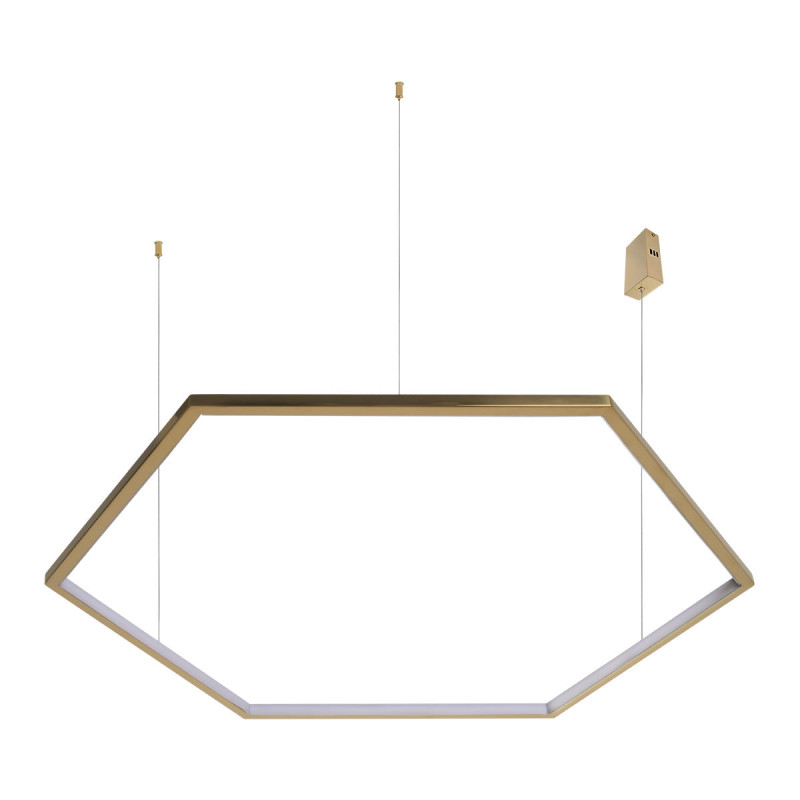 Светильник 120 см, 72W, 3000K, LOFT IT Ring 10016XXL, золото