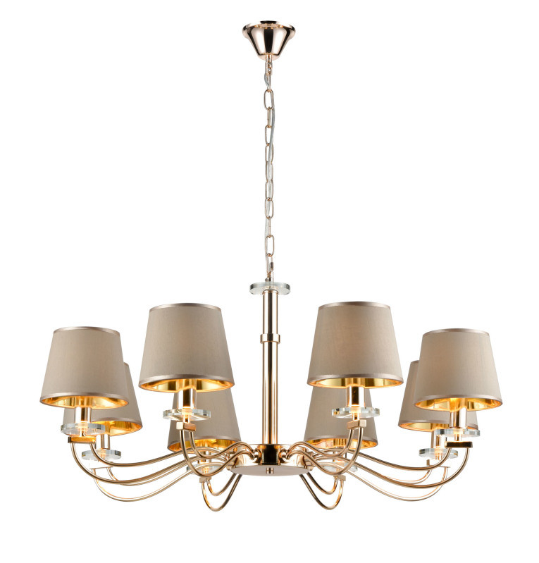 Подвесная люстра  86*98 см, 8*E14 золото Vele Luce Olimpia VL1764L08