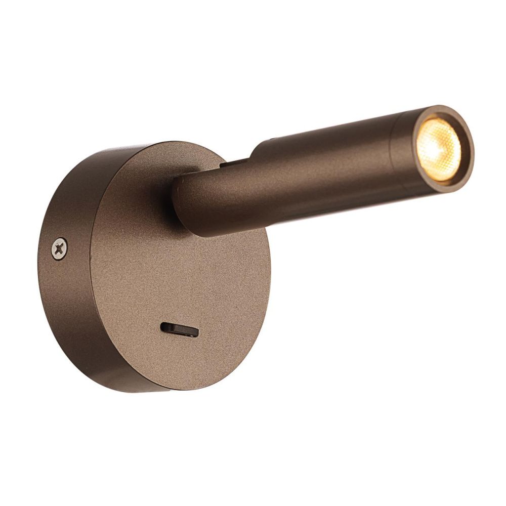 Светильник 11 см, 3W, 3000K, Citilux DEKART CL704103, коричневый