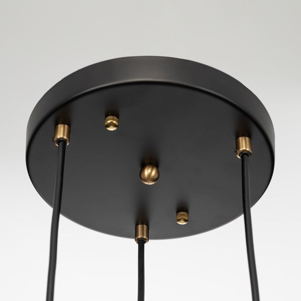 Подвесной светильник 25 см, Citilux Ronin CL326013, черный-бронза