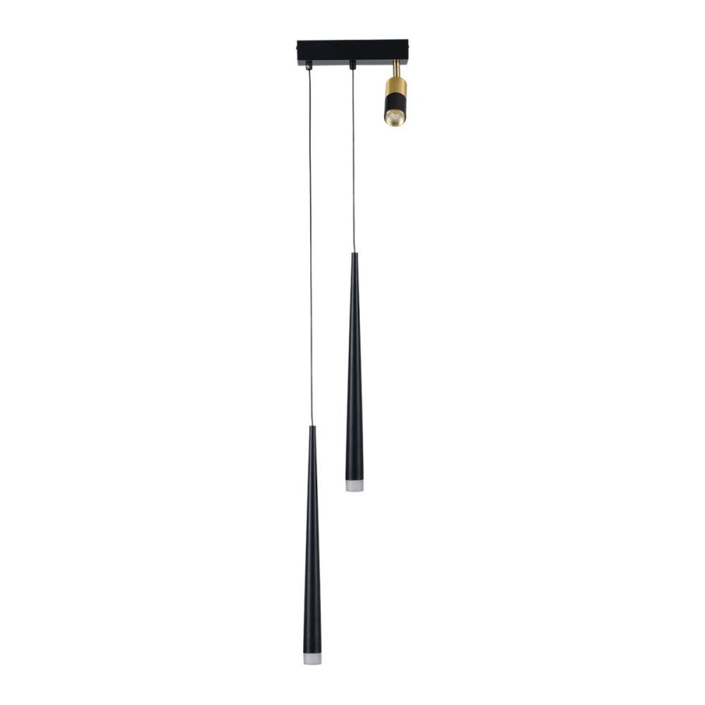 Подвесной светильник 20 см, 15W, 3000K, Lussole Cornville LSP-7506, черный