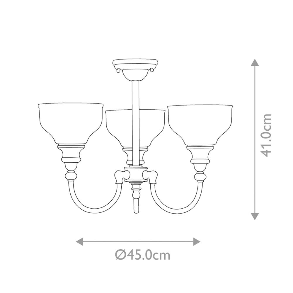 Люстра для ванных комнат Elstead Interior, Арт. BATH-CD3