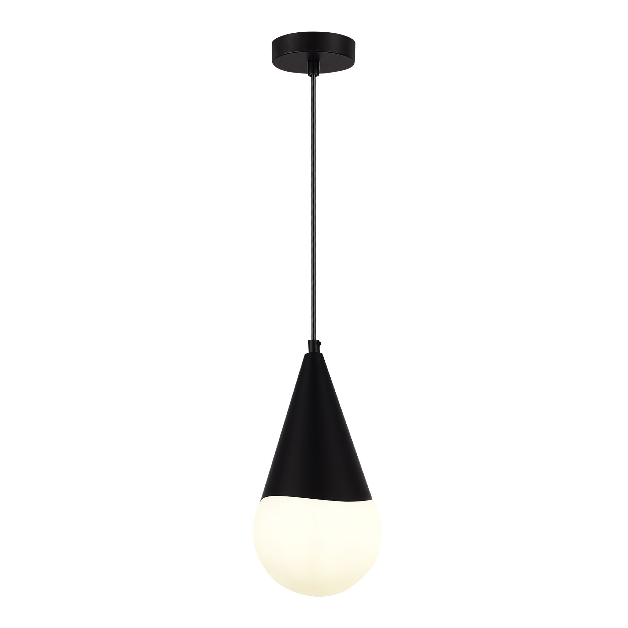Светильник подвесной FIORI 1*E27 EVOLUCE SLE1197-403-01 черный